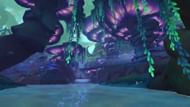 Harandar has a serene, but also unsettling, aesthetic to it. It's like a prettier Zangarmarsh. (Image via Blizzard Entertainment)